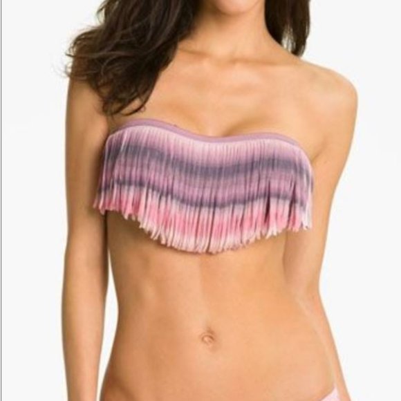 L*Space Santorini Sunrise Fringe Bandeau - Picture 3 of 3
